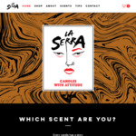 La Serra Candles - Soy Candles Small $18 (Was $28) Large $30 (Was $40) + Shipping/Free Shipping on Orders above $60