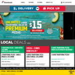 Any Large Pizza $15 Delivered with No Minimum Spend @ Domino's