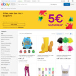 €5 (~AU $8.19) Credit with No Min Spend on 10,592 Items (e.g. Car Mobile Phone Bracket Holder €0.42) @ eBay Germany