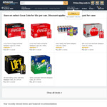 [Amazon Prime] Coke No Sugar, Coke, Diet Coke 36x 375ml Cans $18 + Delivery (Free with Prime/ $49 Spend) @ Amazon AU