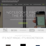 15% off Sitewide (+ Free Pen Holder with Purchase of Notebooks) from $25.45 @ Rocketbook