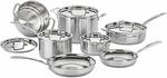 Cuisinart MCP-12N Multiclad Pro Stainless Steel 12-Piece Cookware Set $283.97 + Delivery (Free with Prime) @ Amazon US via AU