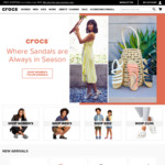 25% off All Orders + $5.99 Postage (Free over $50 Spend) @ Crocs Online