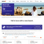Jetstar Beach Sale: from $29 Eg ADL to MEL. Whits., S Coast, G Coast, Bali, Phuket and More