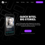 Free 3 Months Trial with Quibi