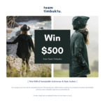 Win a $500 Sustainable Wardrobe from Team Timbuktu