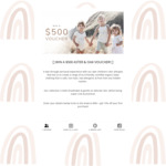 Win a $500 Voucher (Organic Baby & Kids Clothes) from Aster & Oak
