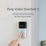 Ring Video Doorbell 3 $199.99 (Was $299.99) + Delivery (Free with Prime) @ Amazon AU