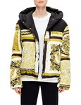 Versace Womens Classic Print Down Puffer Jacket $1997.40 (Size EU 40 only, was $3,420) (C&C/Free Delivery) @ David Jones