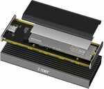 M.2 NVMe SSD Enclosure with Heat Sink, 10Gbps USB-C Fits M + B Keys $33.99 + Delivery ($0 Prime/ $39 Spend) @ TDBT Amazon AU