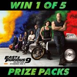 Win 1 of 5 Fast & Furious Game & Double Pass Prize Packs from EB Games