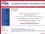 $50 Myer Card for Online International Air Ticket Booking with CA; Exclusive by China Holidays