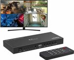 HDMI Multiviewer Switch 4x1 1080p/60Hz $119.99 Delivered @ PORTTA via Amazon AU