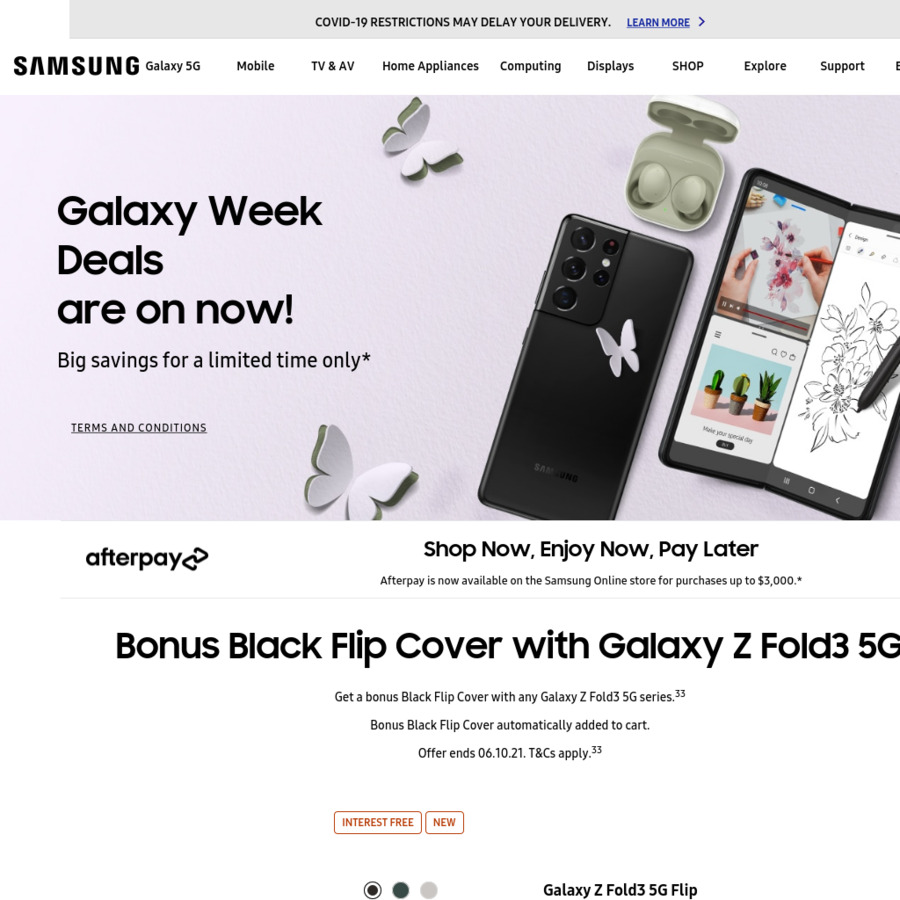 Galaxy discount buds afterpay