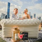 [QLD] 1.5 Hours Luxury Lounge Picnic with Chesterfield Seating for 2 $220 (40% off RRP $350, Brisbane Only) @ Luxury Lounge