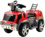 Kids Ride on Fire Truck Red & Grey $149.95 (Was $154.95) Delivered @ Galantic Kids
