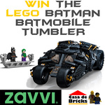 Win a LEGO Batman Batmobile Tumbler Set worth $399.99 from Casa de Bricks and Zavvi