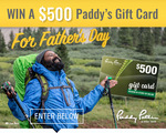 Win a $500 Gift Card from Paddy Pallin