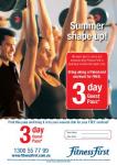 Fitness First 3 days pass for free