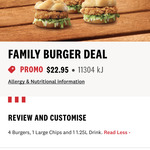 KFC Family Burger Deal $22.95 @ KFC (App Only)