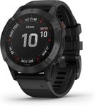 Garmin Fenix 6 Pro Premium Multisport GPS Watch, Black $573.12 Delivered @ Amazon US via AU