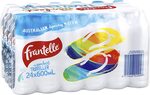 Frantelle Spring Water, 24 x 600ml $9 + Delivery ($0 with Prime/ $39 Spend) @ Amazon AU