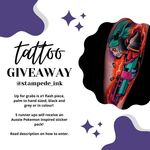 Win a Flash Tattoo Palm to Handsized from Stampede Ink