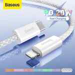 Baseus 20W Lightning to USB-C Cable 1m Braided $5.43 Delivered @ Baseus Officialstore AU eBay