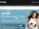 Receive a Bonus $10 for Every $100 You Contribute Towards Your Myer Christmas Club until 1/10/12