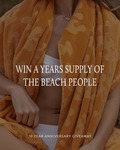 Win 1 of 12 $100 Gift Vouchers from The Beach People