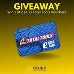 Win 1 of 2 $150 Total Tools Vouchers from Chief Electricians