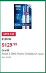 Oral-B Smart 5 5000 Electric Toothbrush 2 Pack $129.99 (in-Store) @ Costco (Membership Required)