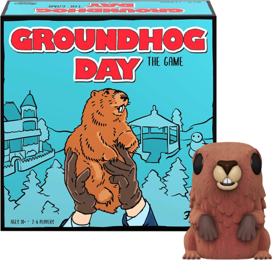 Groundhog Day The Game & Punxsutawney Phil Flocked POP! Figure Box Set