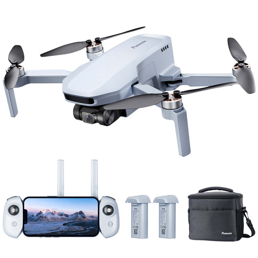 Potensic ATOM SE GPS Drone, Controller, 2 Batteries and Bag $295.99  ($288.59  Plus) Delivered @ botasy2016  AU - OzBargain