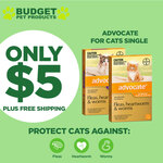 Advocate for Cats - Single Dose $5 Delivered @ Budget Pet Products