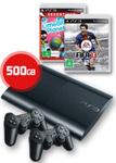 New 500GB PlayStation 3 + EXTRA PS3 Controller + LittleBigPlanet + FIFA 13 - $398 - EB Games