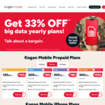 Kogan Mobile 365-Day Plans: 500GB $200, 300GB $180, 200GB $160 @ Kogan Mobile (eSIM available)