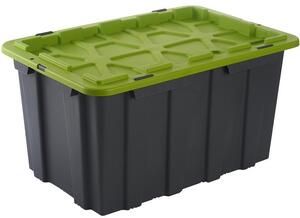 Montgomery Grey & Green Heavy Duty Storage Container with Clip Lid ...