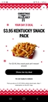 Kentucky Snack Pack $3.95 @ KFC via App
