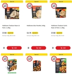 1/2 Price: Haldiram's Frozen Items, E.g. Bhaji $2.95, Tandoori Garlic Naan 16-Piece $7, Punjabi Samosa 650g $6 @ Coles