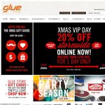 Glue Store 20% Off Storewide + (Additional 20% Off with 'FFXMAS' Discount Code (ONLINE ONLY))