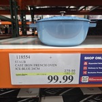 [NSW] Staub 24cm Cast Iron French Oven (Fleur Des Rois - Ice Blue) $99.99 @ Costco, Casula (Membership Required)