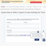 Win a 2-Person 13 Day Fly-Cruise Diamond Princess Holiday in Japan from Inspiring Vacations