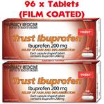 192x Trust Ibuprofen 200mg (Coated Tablets) $11.99 Delivered @ PharmacySavings