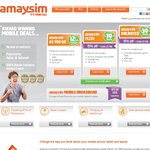 Amaysim 15% off Flexi & Unlimted Plans (1st Month) and 10GB Data Pack