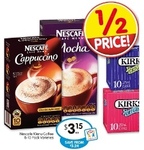 Nescafe Menu Coffee 10 PK Varieties $3.15 (1/2 Price) @ Supa IGA/IGA