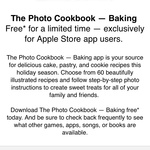 The Photo Cookbook - Baking FREE for a Limited Time for Apple Store App Users iOS