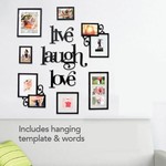 Exclusive 9 Frame Set (UR1 Wallverbs Live Laugh Love Collection) - $79 +$9.95 Shipping