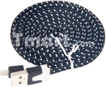2m Woven Male USB 2.0 to Micro USB Data and Charging Cable - $1.15-Free Shipping @ Tmart