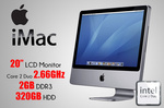 Ex-Lease Apple 20" iMac All-In-One Desktop PC with Keyboard and Mouse $399.98 (Core2, 2GB RAM)